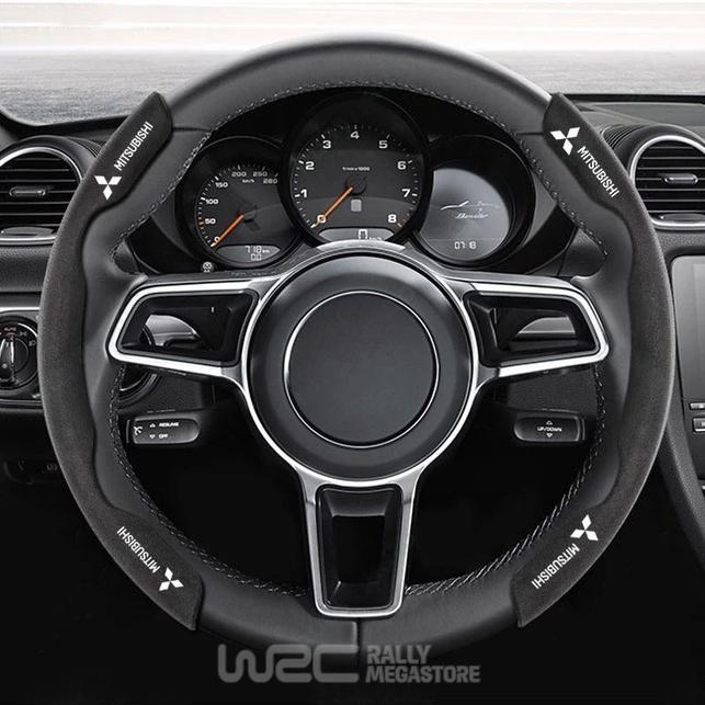 COUVRE VOLANT NOIR POUR VOITURE MITSUBISHI